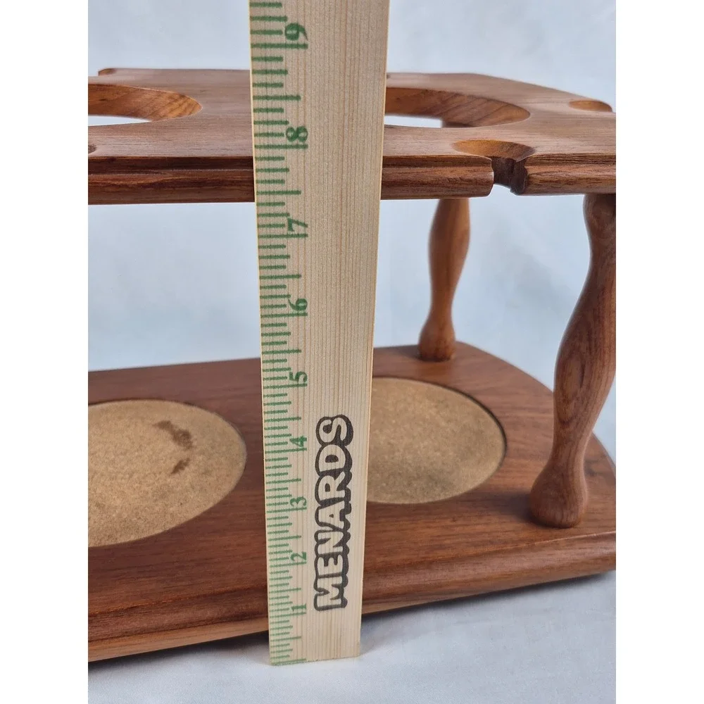 Gailstyn Sutton Teak Wine Butler 2 Bottle 4 Glass‎ Holder Picnic Patio Concert